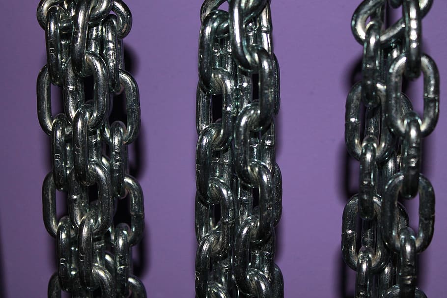 chains, purple, metal, close-up, indoors, no people, full frame HD wallpaper