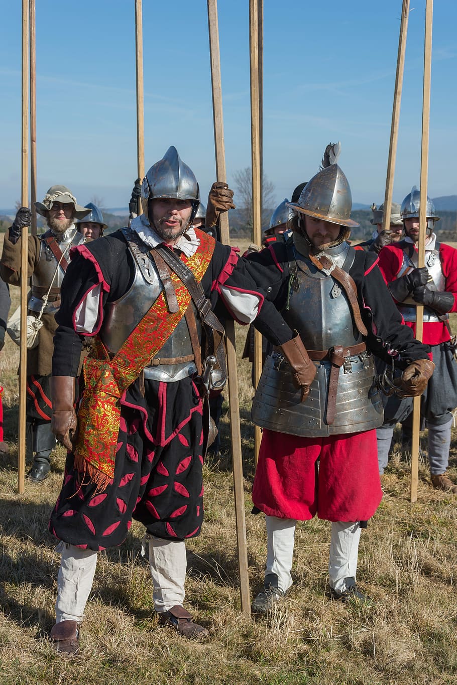 Pikanýr, Battle Of Jankau, battle re-enactment, historical costume, HD wallpaper