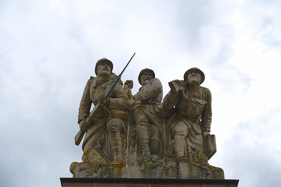 statue, memorial, monument, sculpture, symbol, war, art and craft HD wallpaper