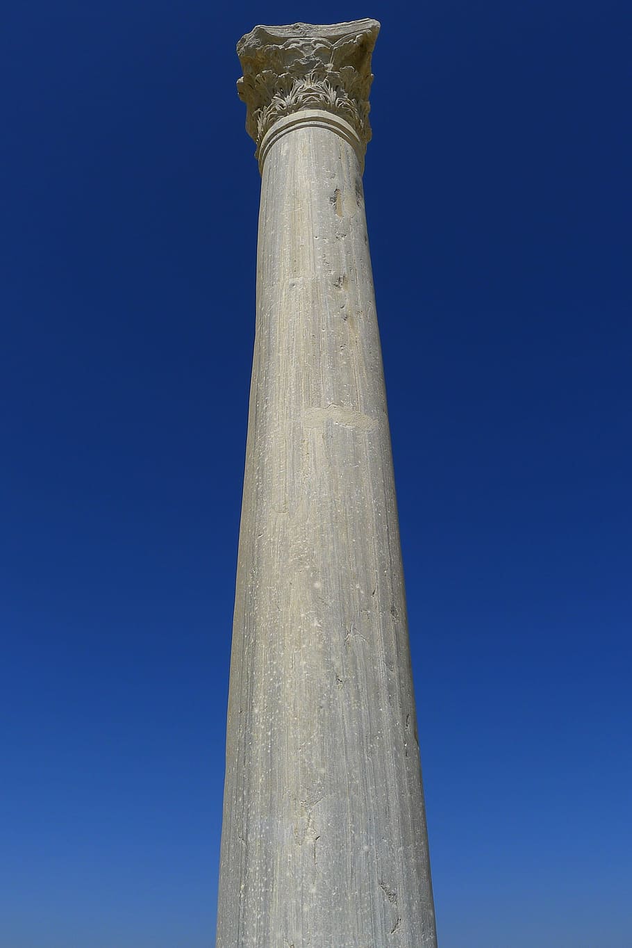 Column, Pillar, Cyprus, blue, clear sky, architectural column HD wallpaper