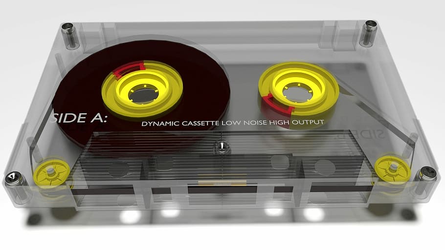 dynamic cassette low noise high output, Audio Tape, Tape, Cassette
