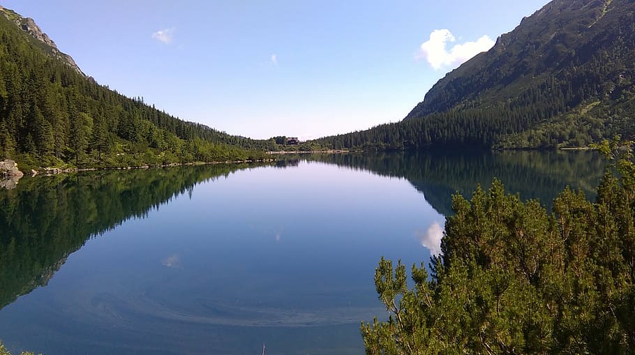 morskie oko, tatry, lake, water, reflection, sky, scenics - nature, HD wallpaper