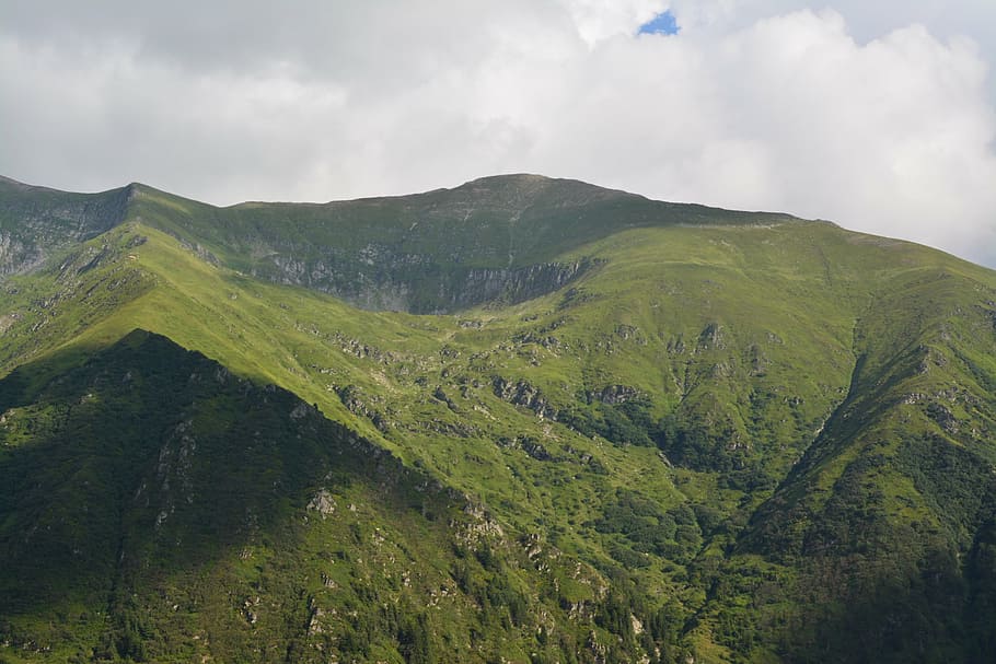 mountain, cloud, transfagarasanul, romania, fog, landscape HD wallpaper