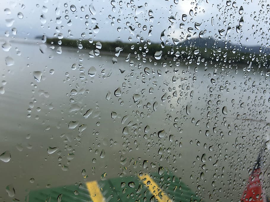 rain, raindrops, droplet, glass - material, water, window, wet HD wallpaper