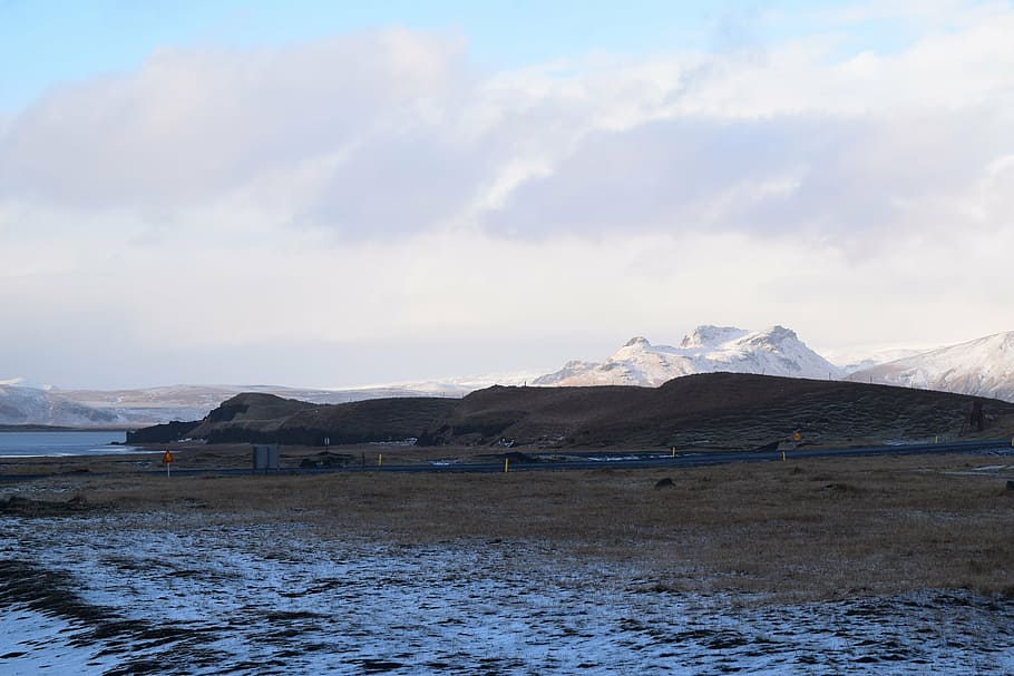 mountains, landscape, view, nature, iceland, hiking, sky, scenics - nature HD wallpaper