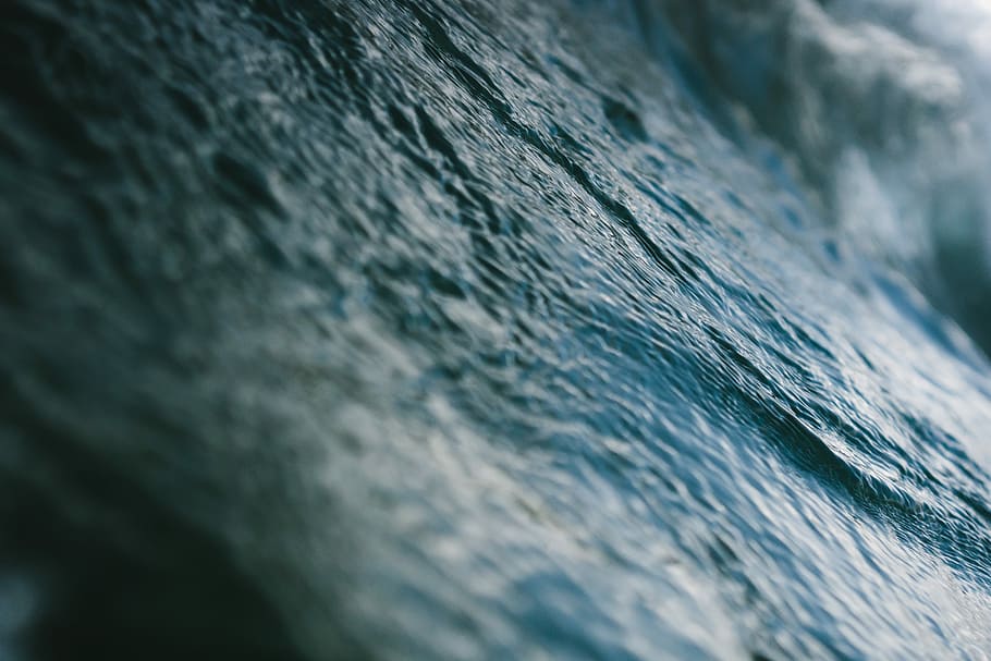 closed up photo of body of water, texture, blue, wave, bondi HD wallpaper