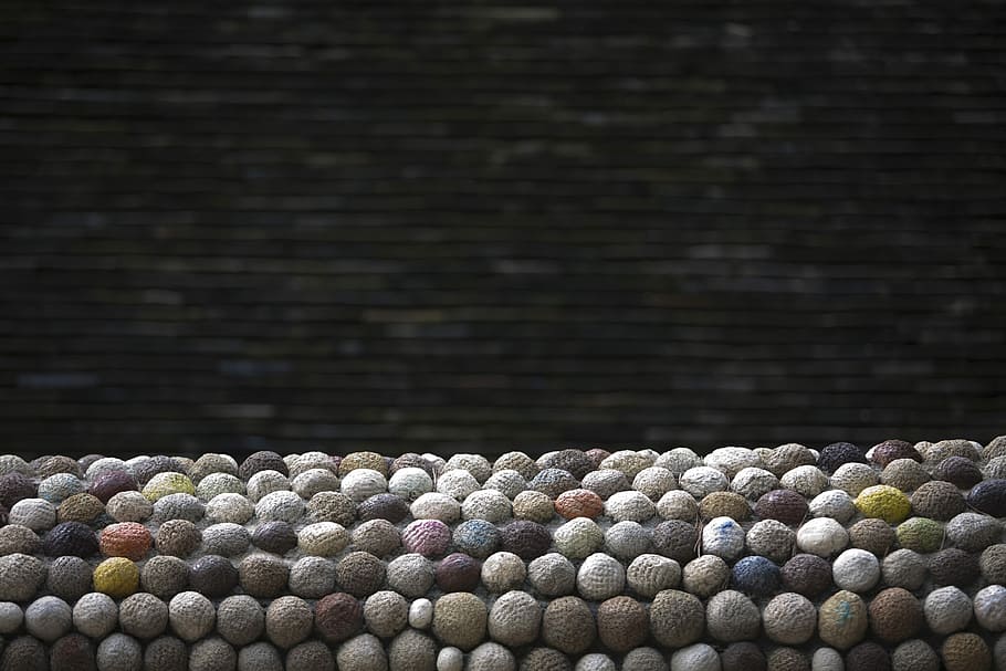 Background, Texture, Stone, Pattern, circle, interior, stone wall HD wallpaper