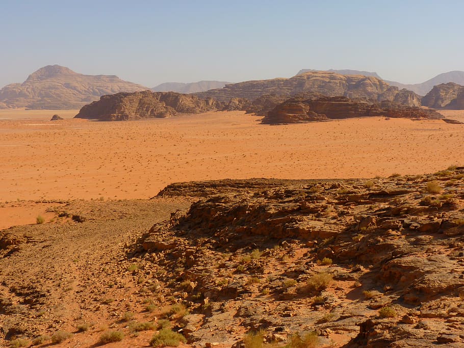 wadi rum, negev, negev desert, jordan, holiday, travel, middle east, HD wallpaper