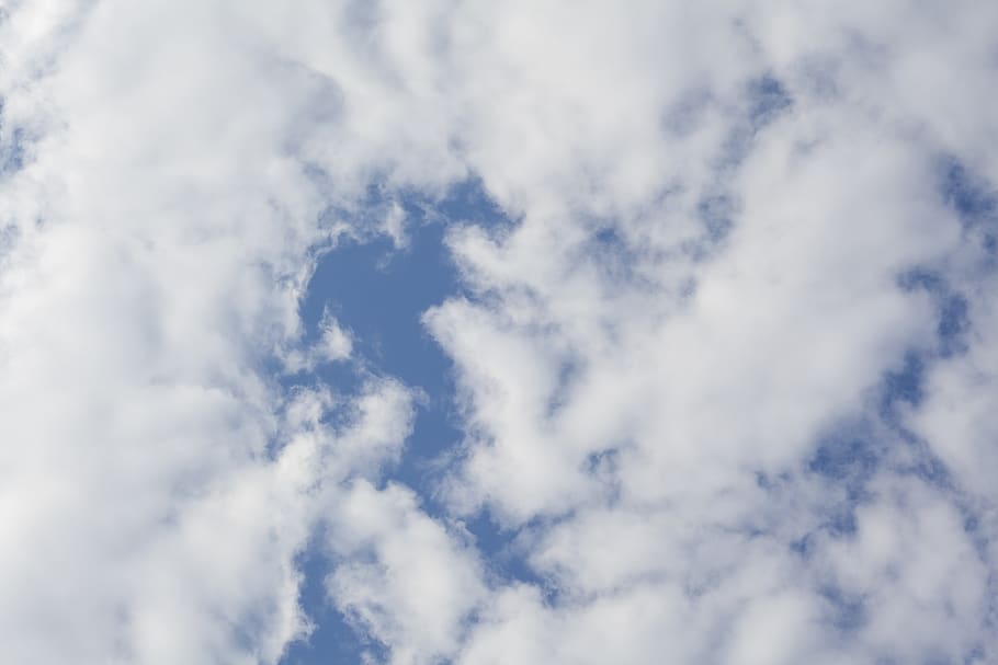 cloud, blue, clouds, nature, air, high, landscape, color, atmosphere HD wallpaper
