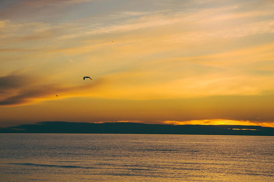 Sunset, landscape, nature, sea, sky, dusk, summer, scenics, cloud - Sky HD wallpaper