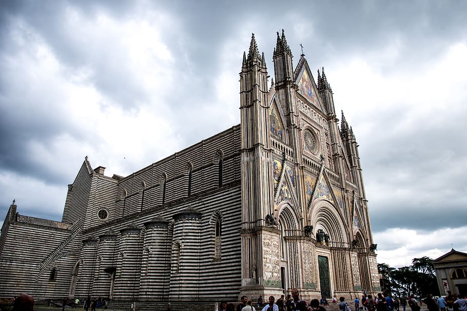 church, architecture, building, infrastructure, cathedral, catholic HD wallpaper