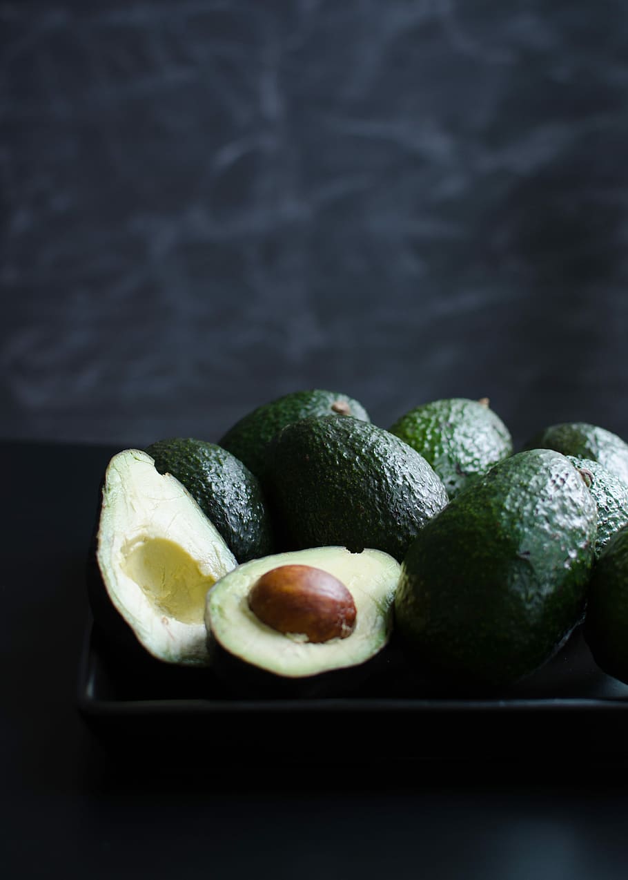 pile of avocado fruits, food, food and drink, healthy eating HD wallpaper