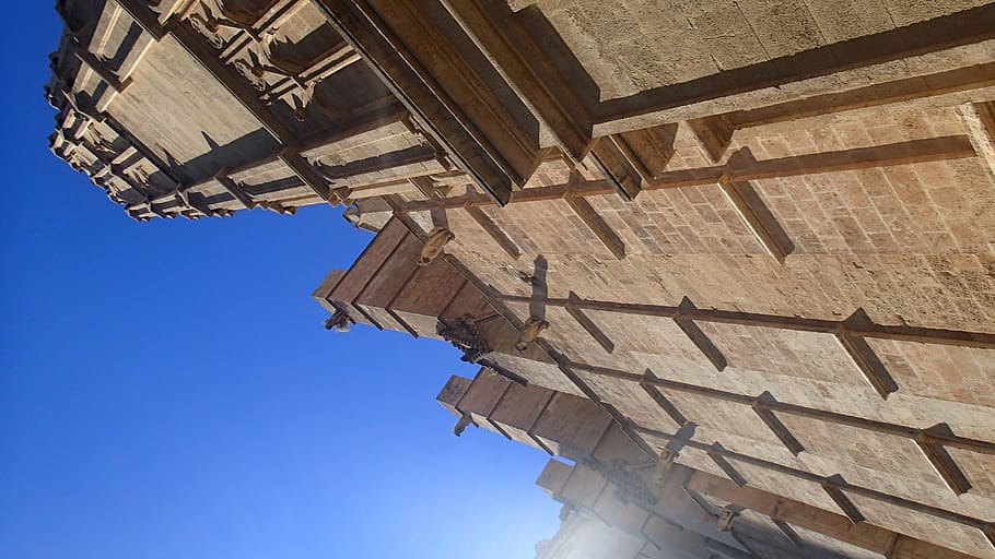 Perspective, Palma Cathedral, cathedral of santa maria of palma, HD wallpaper