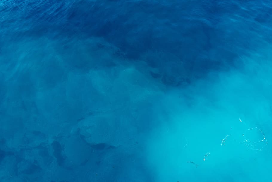 blue, water, ocean, nature, no people, underwater, backgrounds HD wallpaper