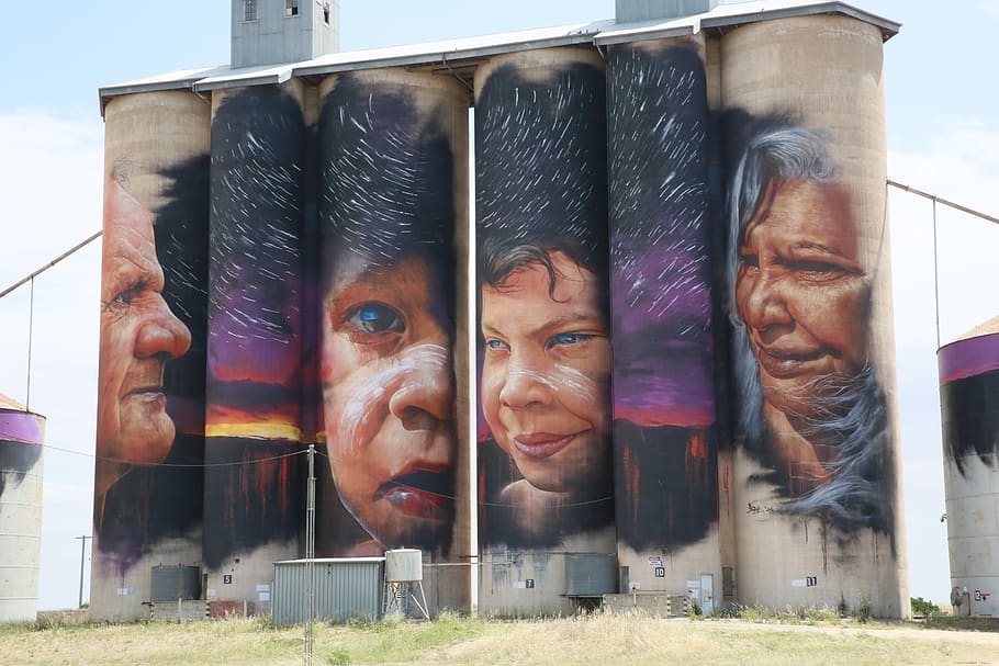 Online crop | HD wallpaper: wheat silo, art, country victoria, brim ...