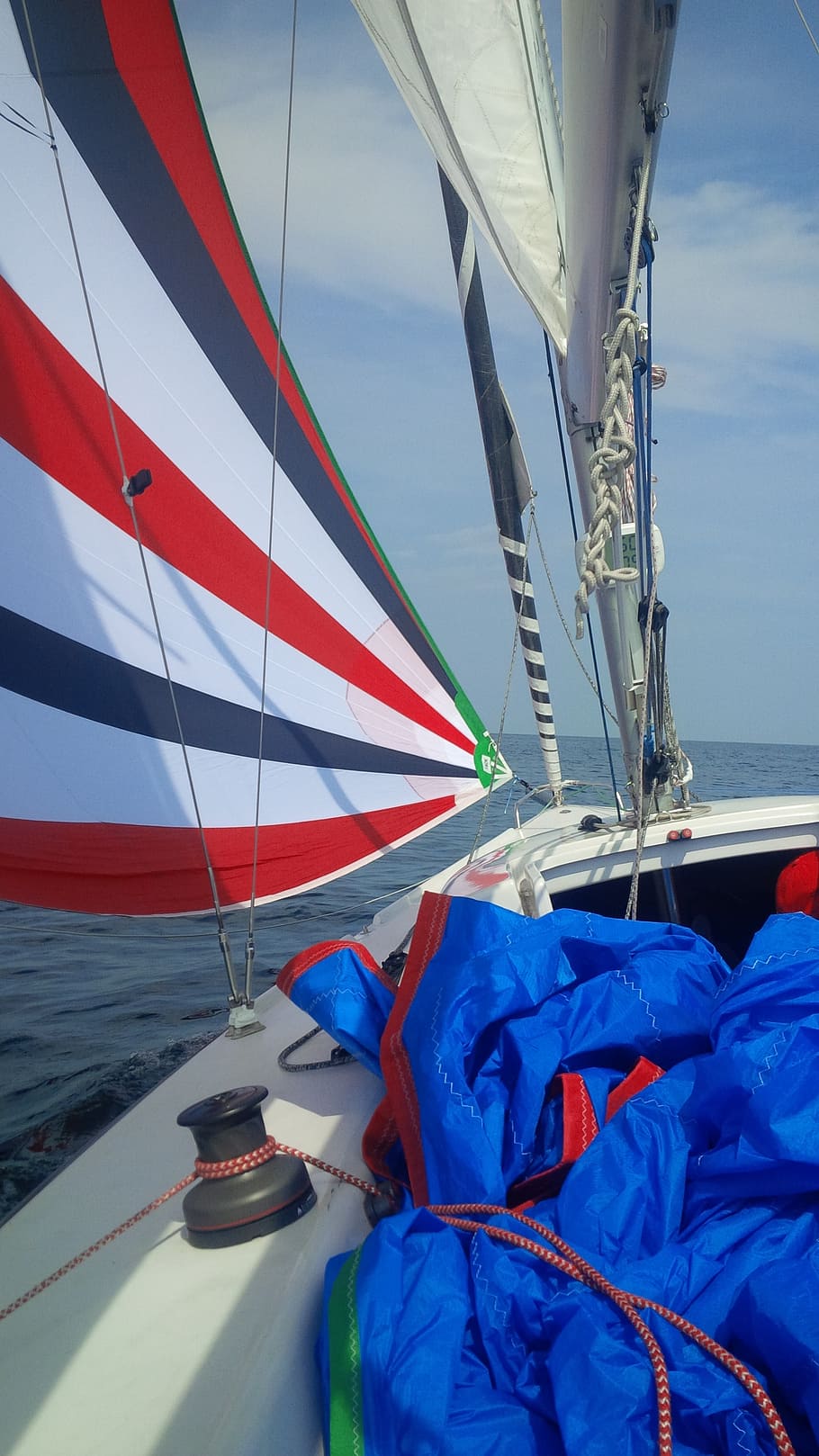 spinnaker, sailing, boat, nautical, transportation, nautical vessel HD wallpaper