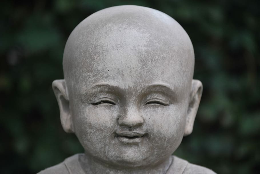 Buddha, Head, Image, Close Up, meditation, zen, religion, statue HD wallpaper