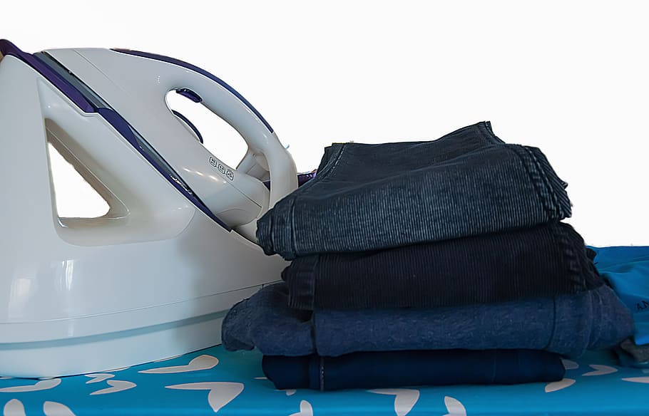 clothing, equipment, background, iron, ironing board, ironing station, HD wallpaper