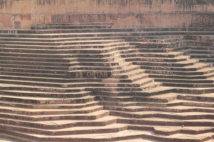 steps, pattern, lines, full frame, backgrounds, day, high angle view HD wallpaper
