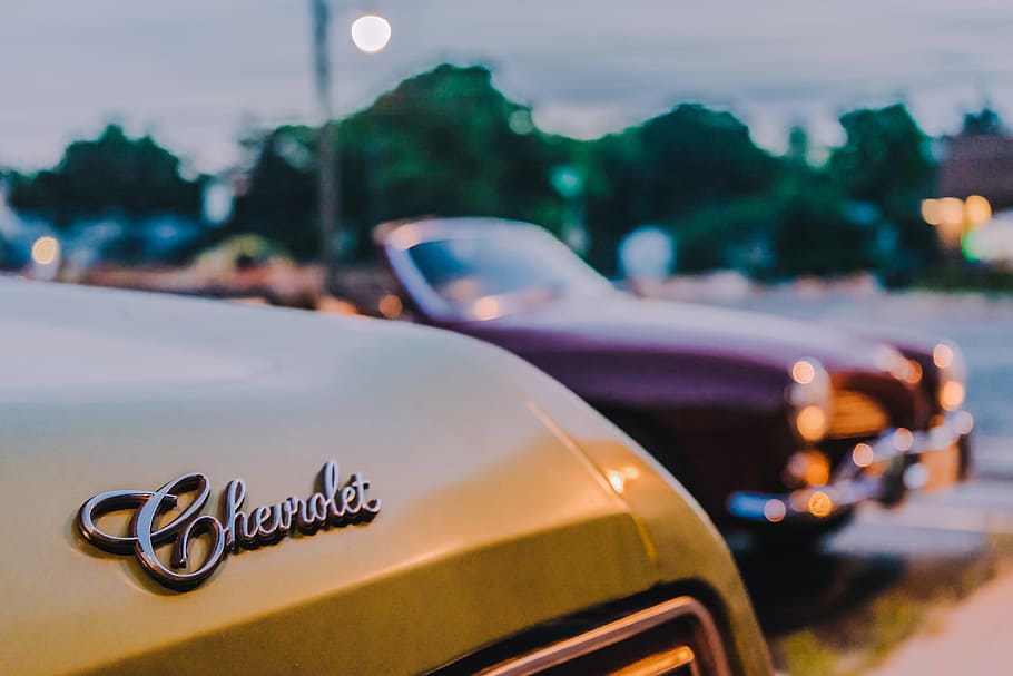 Closeup shot of a Chevrolet car, various, transportation, street HD wallpaper