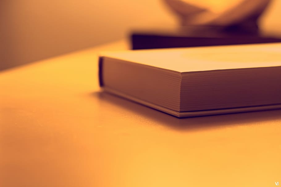 book on white surface, read, table, desk, business, office HD wallpaper