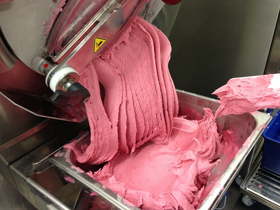 ice, raspberry, pink, machine, industry, factory, equipment HD wallpaper