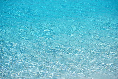 photo of clear body of water, blue, refreshment, transparent HD wallpaper