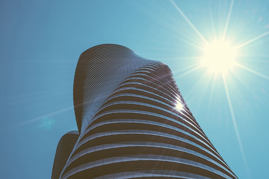 sky, art, sun, building, abstract, architectural, architectural design HD wallpaper
