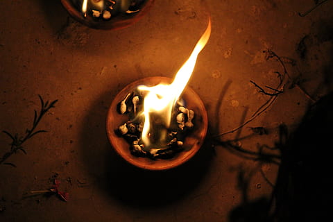diya, light, flame, ignite, fire, burning diya, celebration HD wallpaper