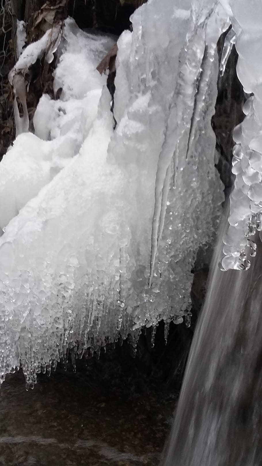 ice, frozen, waterfall, cold, winter, melting, cold temperature HD wallpaper