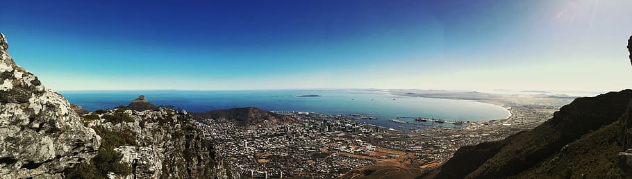 cape, town, city, sky, scenics - nature, beauty in nature, blue HD wallpaper