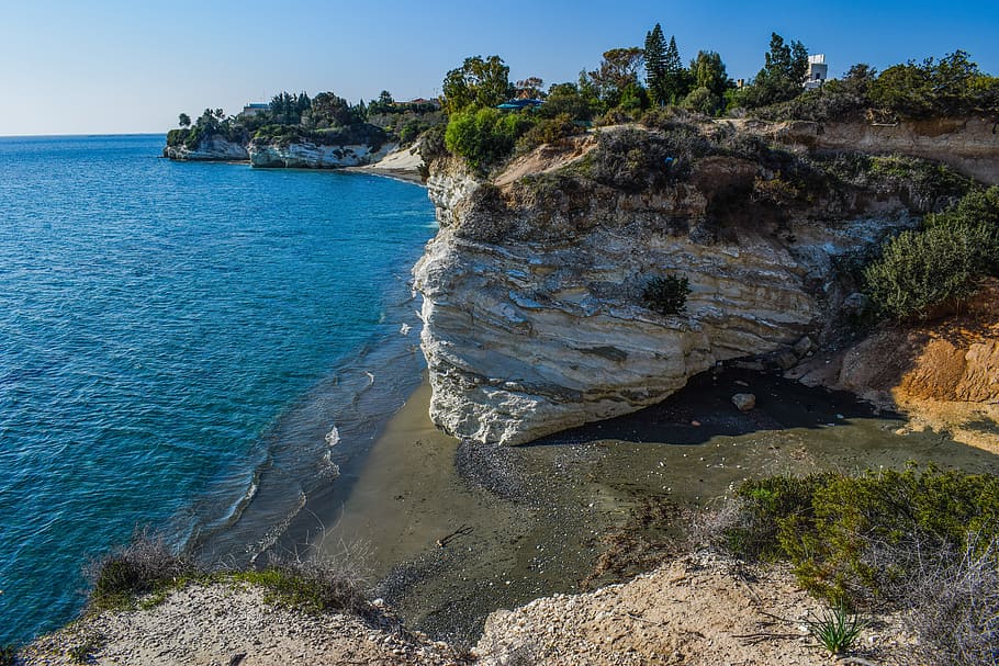 Cove, Beach, Rock, Coastline, cliff, geology, scenery, scenic HD wallpaper