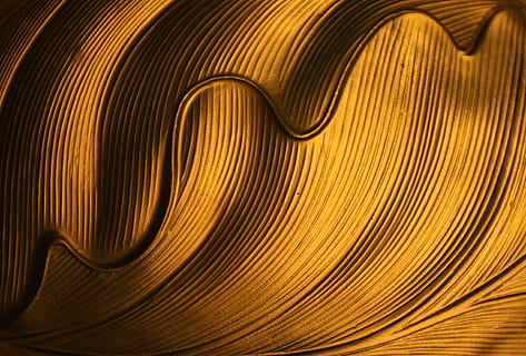 photo of gold-colored abstract artwork, pattern, structure HD wallpaper