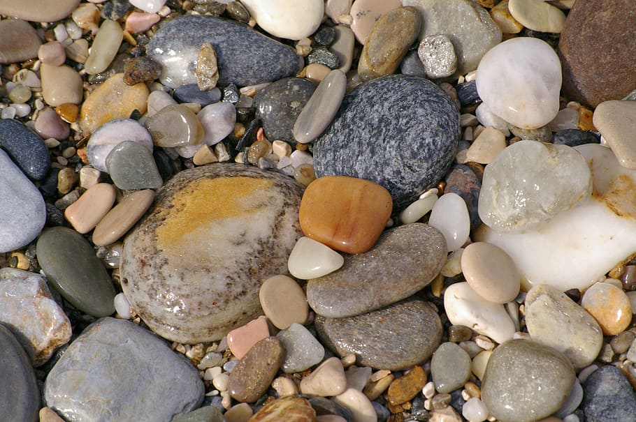 stones, steinig, pebbles, beach, sea, holiday, summer, recovery HD wallpaper