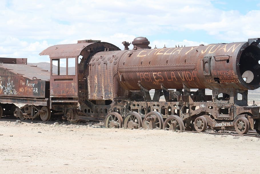 Train, Old, Bolivia, railroad Track, transportation, steam Train HD wallpaper