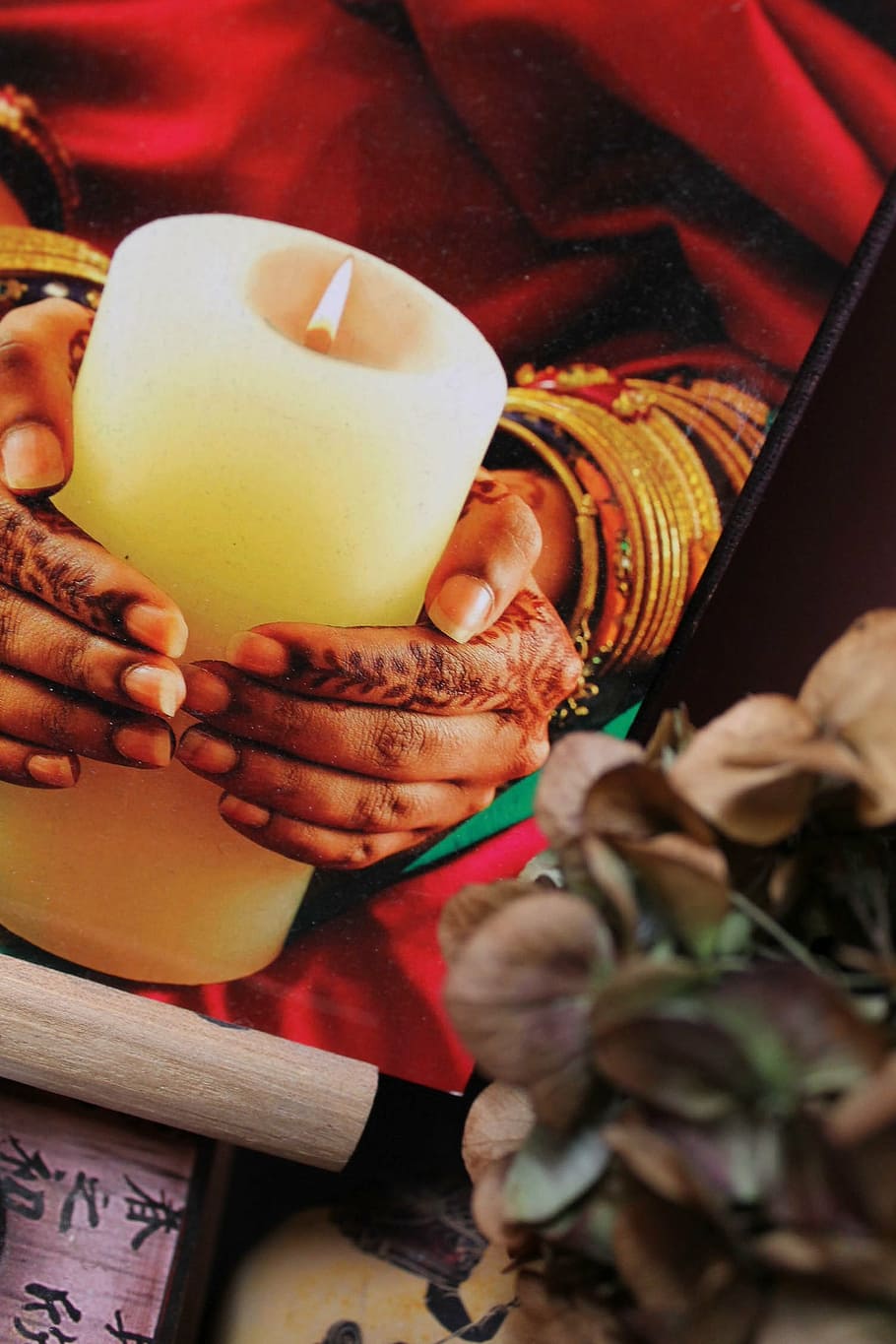 candle, hands, monk, cup, coffee - Drink, one person, human hand HD wallpaper