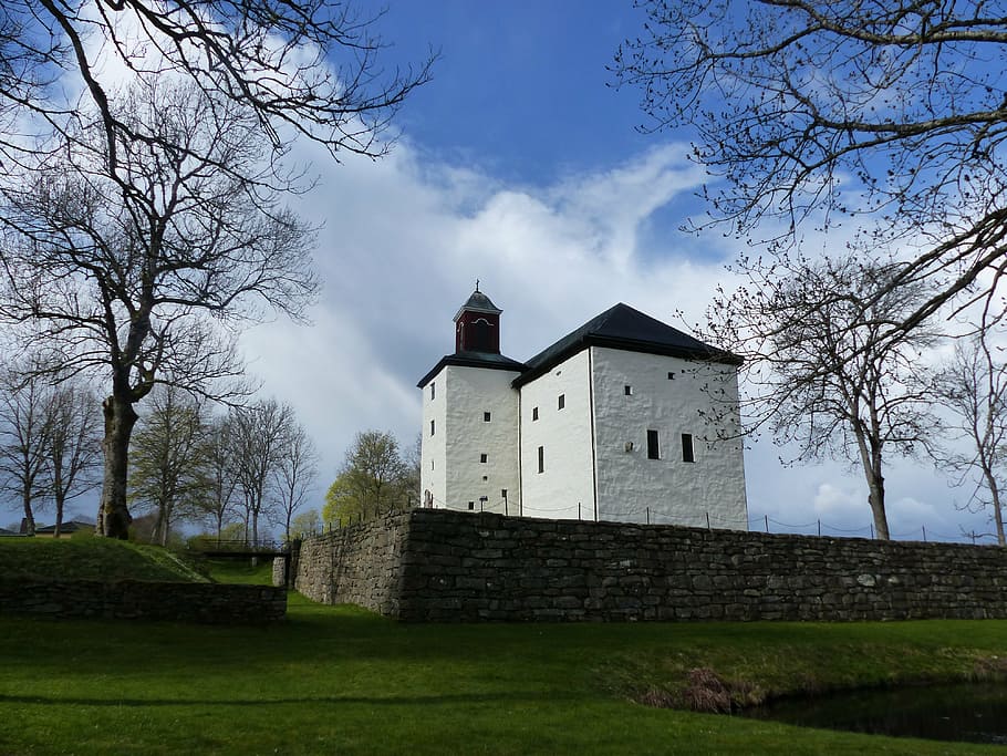 building, sweden, himmel, tree, nature, cloud, architecture HD wallpaper