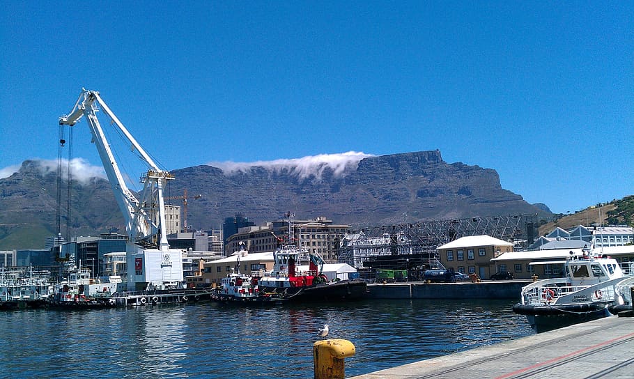 south africa, waterfront, cape town, places of interest, table mountain, HD wallpaper