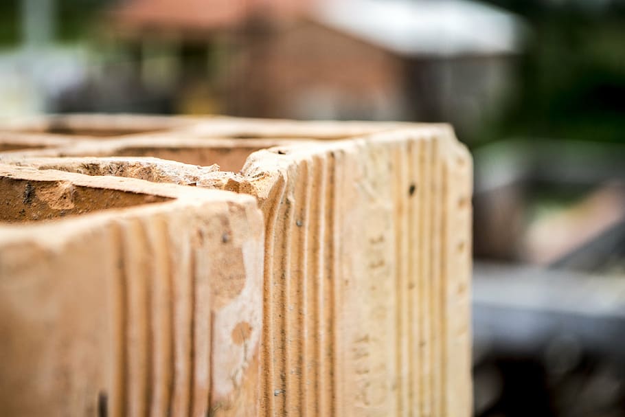 brick, construction, building, hd, block, selective focus, wood - material HD wallpaper