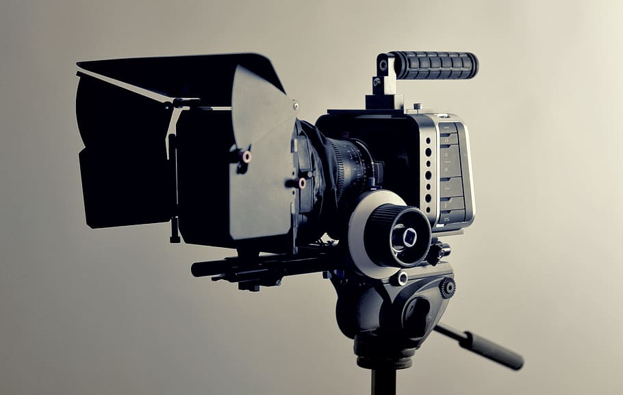 closeup photo of camera with stand, Cinema, Filmmaking, Video, HD wallpaper