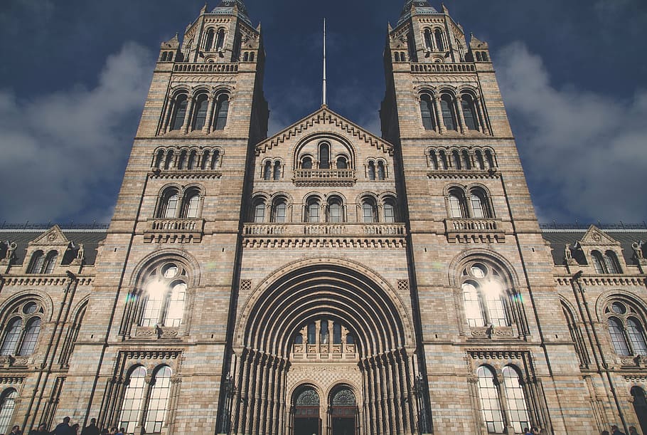 ancient, architecture, building, cathedral, church, city, clouds HD wallpaper