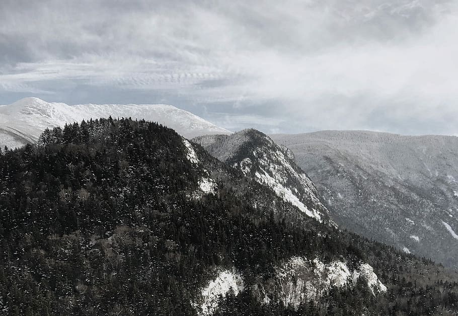 landscape photography of mountains, landscaped photo of mountain HD wallpaper