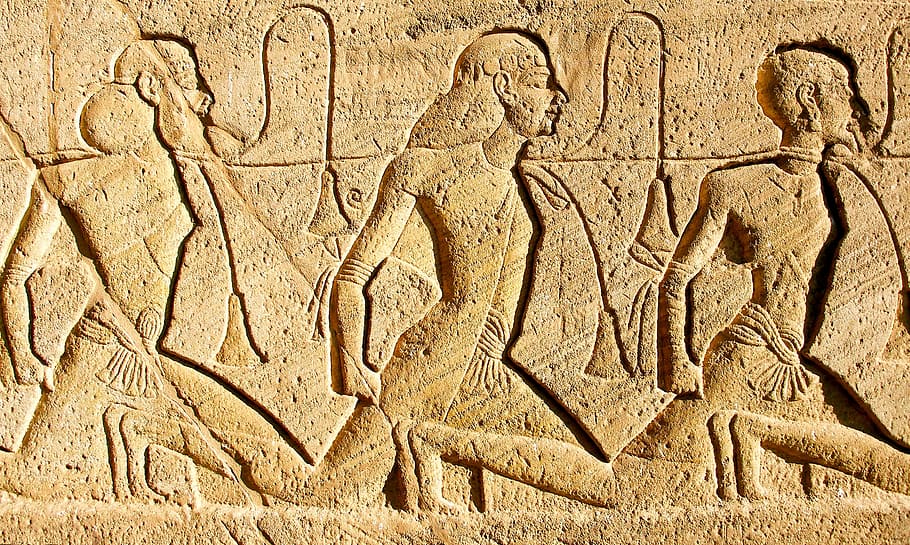 hieroglyphics wall art, abu simbel, egypt, stone, travel, ramesses ii