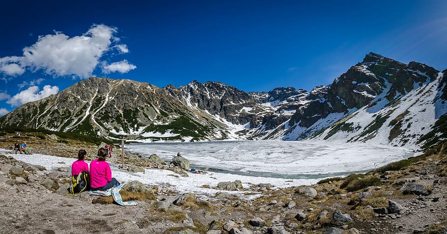 poland, tatry, mountains, landscape, nature, view, snow, leisure activity HD wallpaper