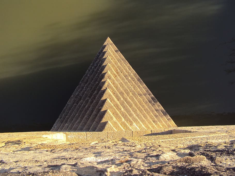 Architecture, River, Water, Bridge, structure, pyramid, triangle shape HD wallpaper
