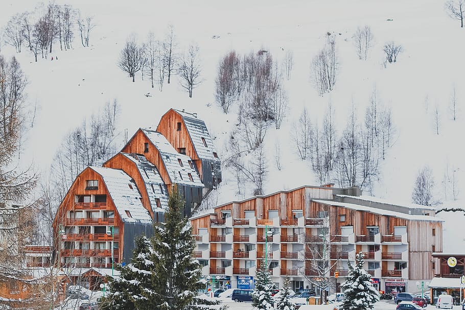 architecture, building, infrastructure, establishment, apartment HD wallpaper
