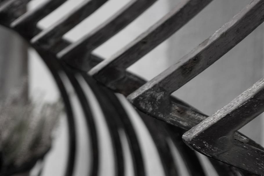 grid, iron, wrought iron, facade, verschnörkelt, curlicue HD wallpaper