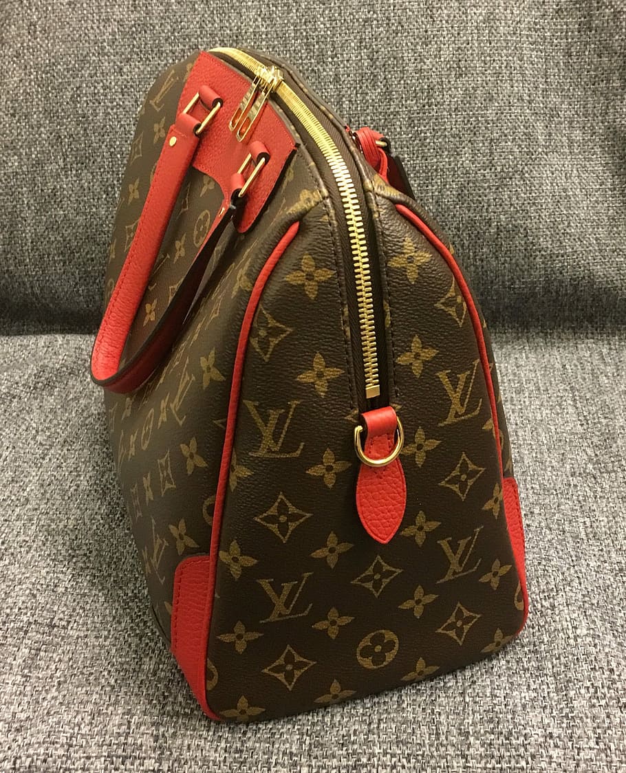 Louis Vuitton Brown/Red Monogram Retiro NM Louis Vuitton