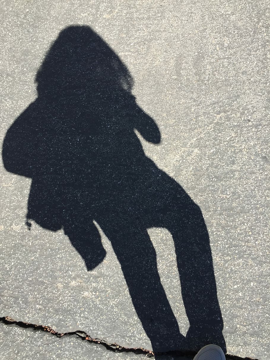 HD wallpaper: Shadow, Walking, Girl, Woman, Female, ground, sunny ...