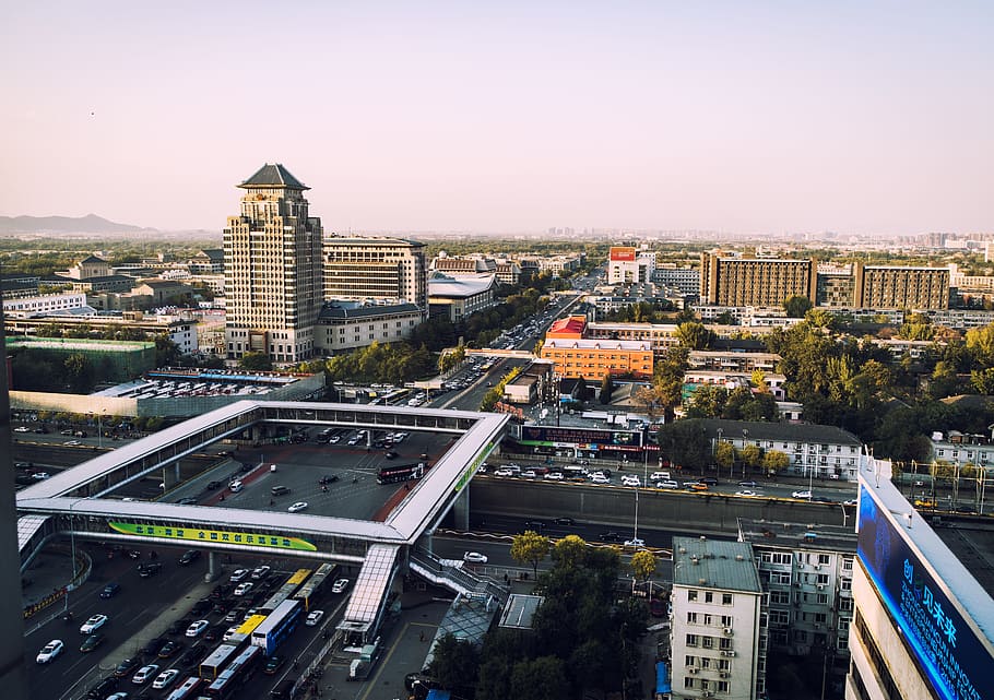 Beijing, Pentax, City, Sunset, Tourism, cityscape, urban Scene HD wallpaper